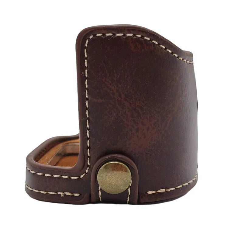 For Sony A7 / A7R PU Leather Camera Bottom Cover Half Body Case with Screw