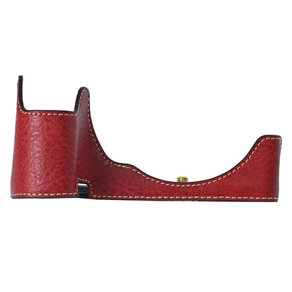 For Nikon Z 5 / Z 6 II / Z 7 II Camera Case Large Cutout Litchi Texture PU Leather Protective Cover