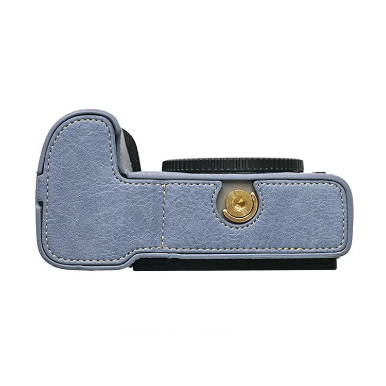 For Nikon Z 5 / Z 6 II / Z 7 II Camera Case Large Cutout Litchi Texture PU Leather Protective Cover
