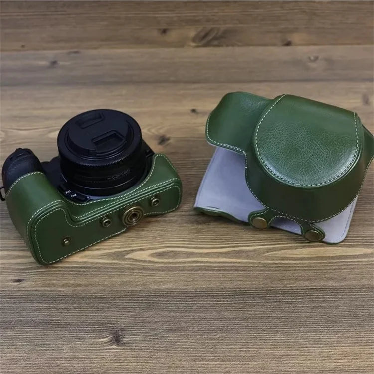 PU Leather Camera Case for Nikon Z30 Z50, Full Body Protection Bag Cover Shoulder Bag Camera and Lens Accessories
