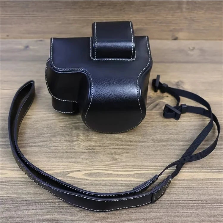 PU Leather Camera Case for Nikon Z30 Z50, Full Body Protection Bag Cover Shoulder Bag Camera and Lens Accessories