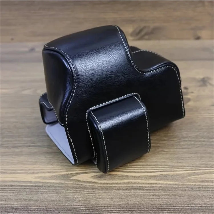 PU Leather Camera Case for Nikon Z30 Z50, Full Body Protection Bag Cover Shoulder Bag Camera and Lens Accessories