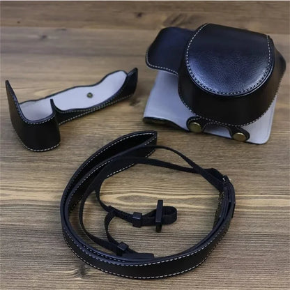 PU Leather Camera Case for Nikon Z30 Z50, Full Body Protection Bag Cover Shoulder Bag Camera and Lens Accessories