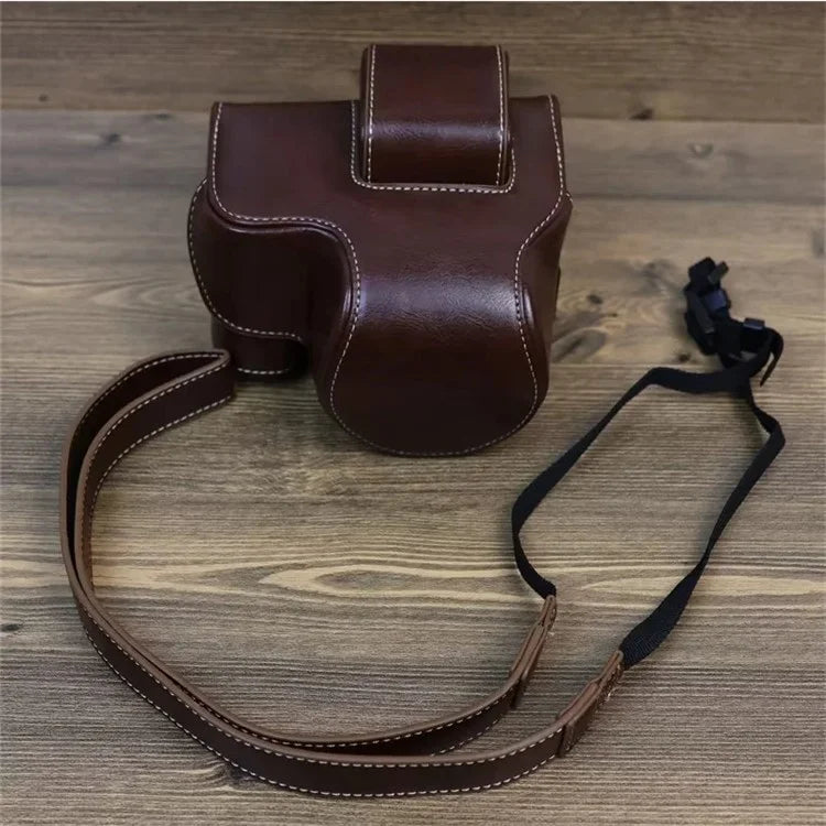 PU Leather Camera Case for Nikon Z30 Z50, Full Body Protection Bag Cover Shoulder Bag Camera and Lens Accessories