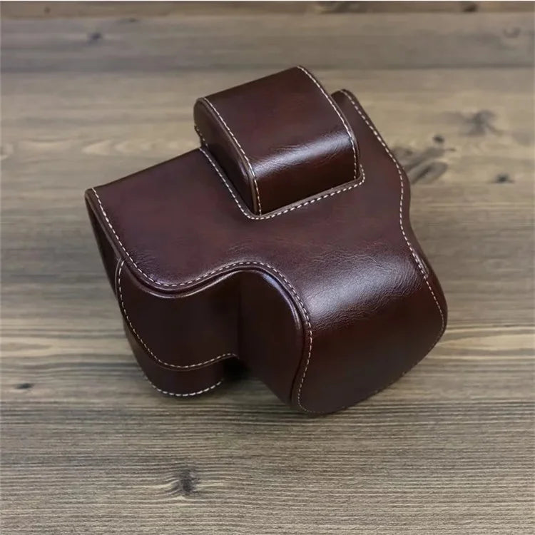 PU Leather Camera Case for Nikon Z30 Z50, Full Body Protection Bag Cover Shoulder Bag Camera and Lens Accessories