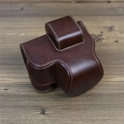 PU Leather Camera Case for Nikon Z30 Z50, Full Body Protection Bag Cover Shoulder Bag Camera and Lens Accessories