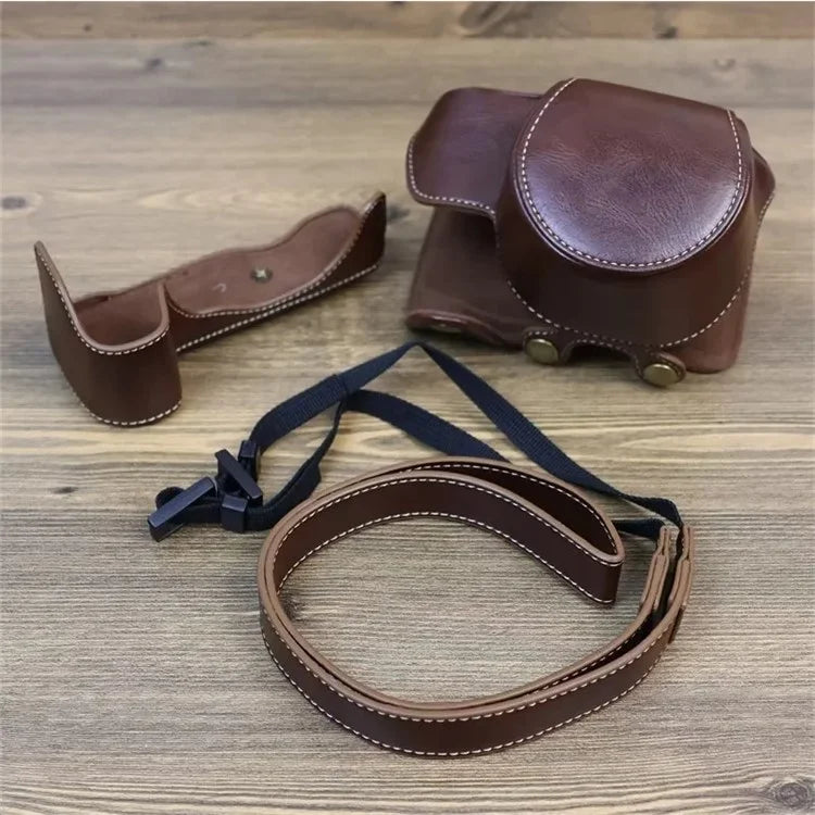 PU Leather Camera Case for Nikon Z30 Z50, Full Body Protection Bag Cover Shoulder Bag Camera and Lens Accessories