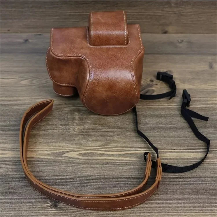 PU Leather Camera Case for Nikon Z30 Z50, Full Body Protection Bag Cover Shoulder Bag Camera and Lens Accessories