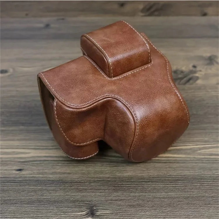 PU Leather Camera Case for Nikon Z30 Z50, Full Body Protection Bag Cover Shoulder Bag Camera and Lens Accessories