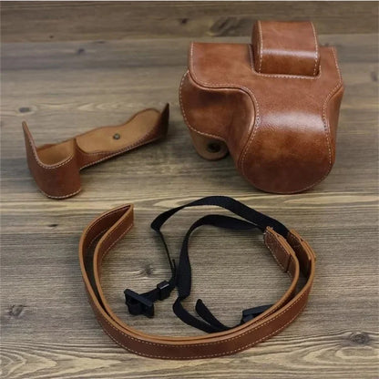 PU Leather Camera Case for Nikon Z30 Z50, Full Body Protection Bag Cover Shoulder Bag Camera and Lens Accessories