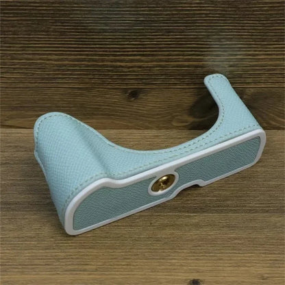 For Canon PowerShot G7 X Mark II / G7 X Mark III Leather Camera Case Half Body Protective Cover