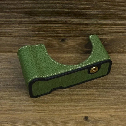 For Sony ZV-1 II / ZV-1F Camera Case PU Leather Half Body Protective Cover with Screw