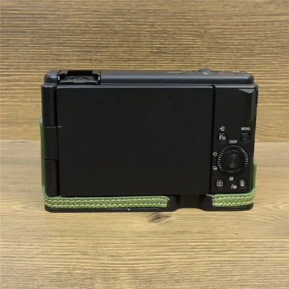 For Sony ZV-1 II / ZV-1F Camera Case PU Leather Half Body Protective Cover with Screw