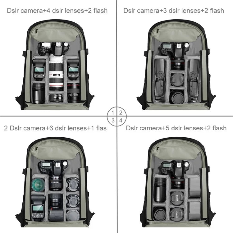 PULUZ PU5015B Camera Backpack for DJI Ronin-SC Handheld Gimbal Waterproof Oxford Cloth Shoulder Bag