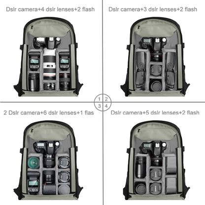 PULUZ PU5015B Camera Backpack for DJI Ronin-SC Handheld Gimbal Waterproof Oxford Cloth Shoulder Bag