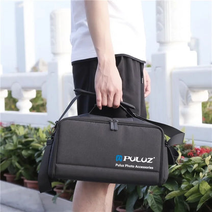 PULUZ PU5016B Digital Camera Handbag Crossbody Bag Padded Dividers SLR Camera Shoulder Bag