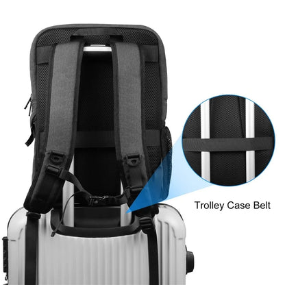 PULUZ PU5017B Camera Backpack Dual Shoulder Straps Camera Case with 14-inch Laptop Compartment