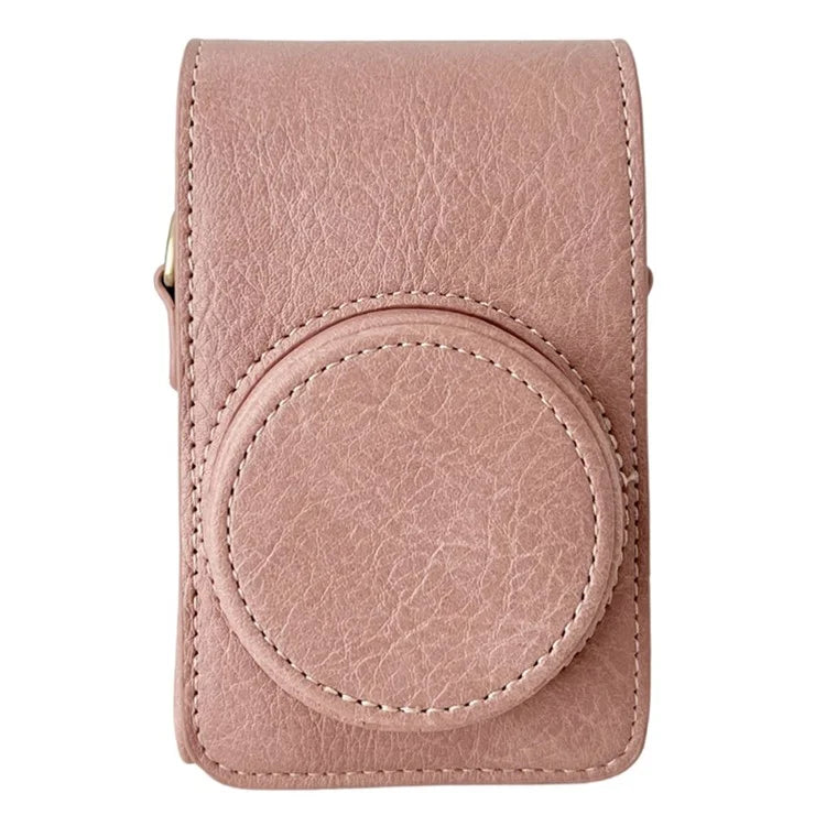 PU Leather Camera Bag for Sony Ricoh Panasonic Vintage Style Camera Case with Shoulder Strap