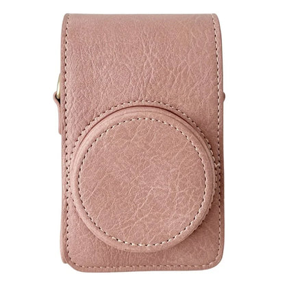 PU Leather Camera Bag for Sony Ricoh Panasonic Vintage Style Camera Case with Shoulder Strap