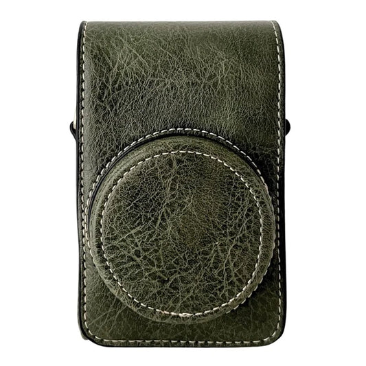 PU Leather Camera Bag for Canon / Sony / Ricoh / Panasonic Vintage Style Camera Case with Shoulder Strap