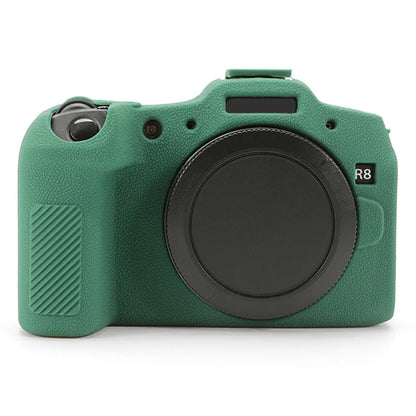 For Canon EOS R8 Soft Silicone Anti-scratch Case Litchi Texture Camera Protective Cover