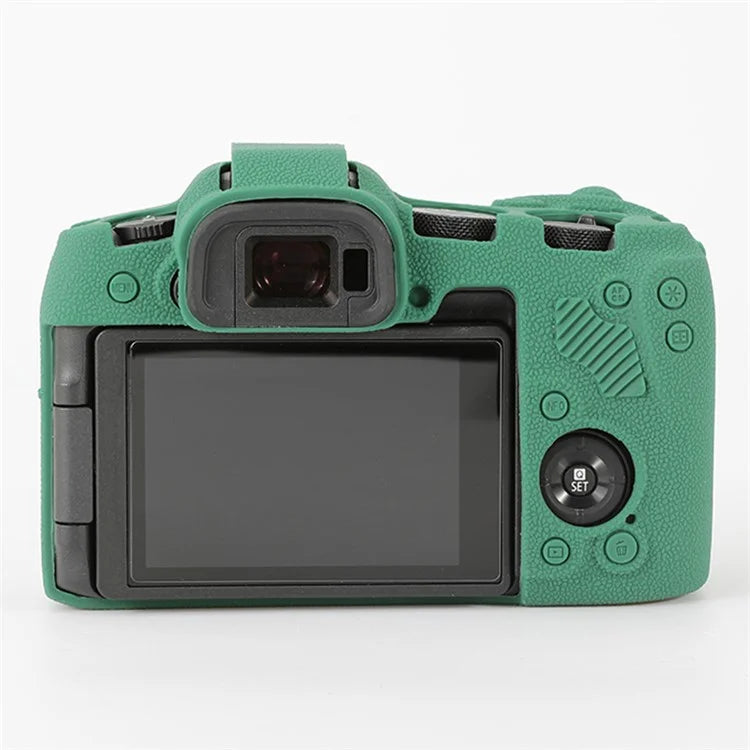 For Canon EOS R8 Soft Silicone Anti-scratch Case Litchi Texture Camera Protective Cover