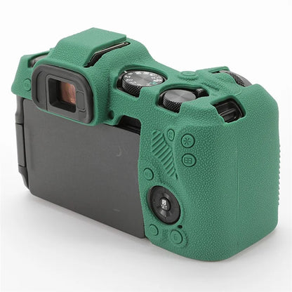 For Canon EOS R8 Soft Silicone Anti-scratch Case Litchi Texture Camera Protective Cover