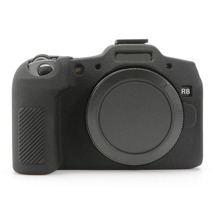 For Canon EOS R8 Soft Silicone Anti-scratch Case Litchi Texture Camera Protective Cover