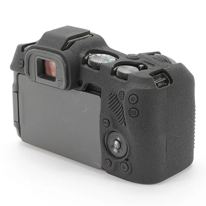 For Canon EOS R8 Soft Silicone Anti-scratch Case Litchi Texture Camera Protective Cover