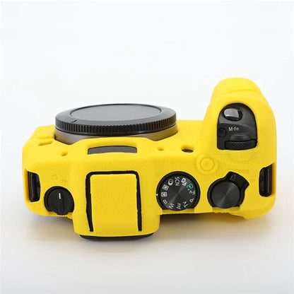 For Canon EOS R8 Soft Silicone Anti-scratch Case Litchi Texture Camera Protective Cover