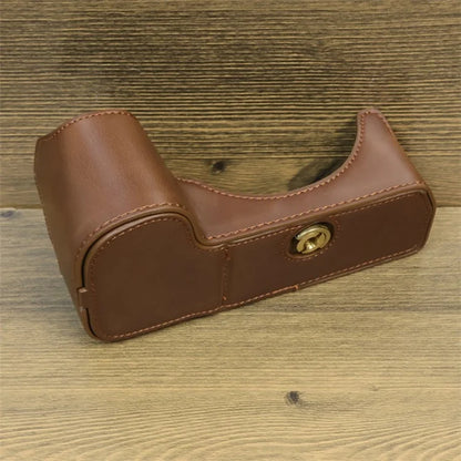 For Nikon Z8 PU Leather Bottom Case Anti-scratch Half Body Camera Cover with Battery Opening