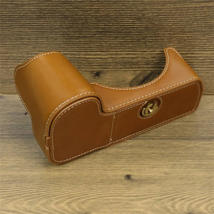 For Nikon Z8 PU Leather Bottom Case Anti-scratch Half Body Camera Cover with Battery Opening