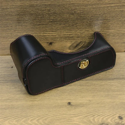 For Nikon Z8 PU Leather Bottom Case Anti-scratch Half Body Camera Cover with Battery Opening