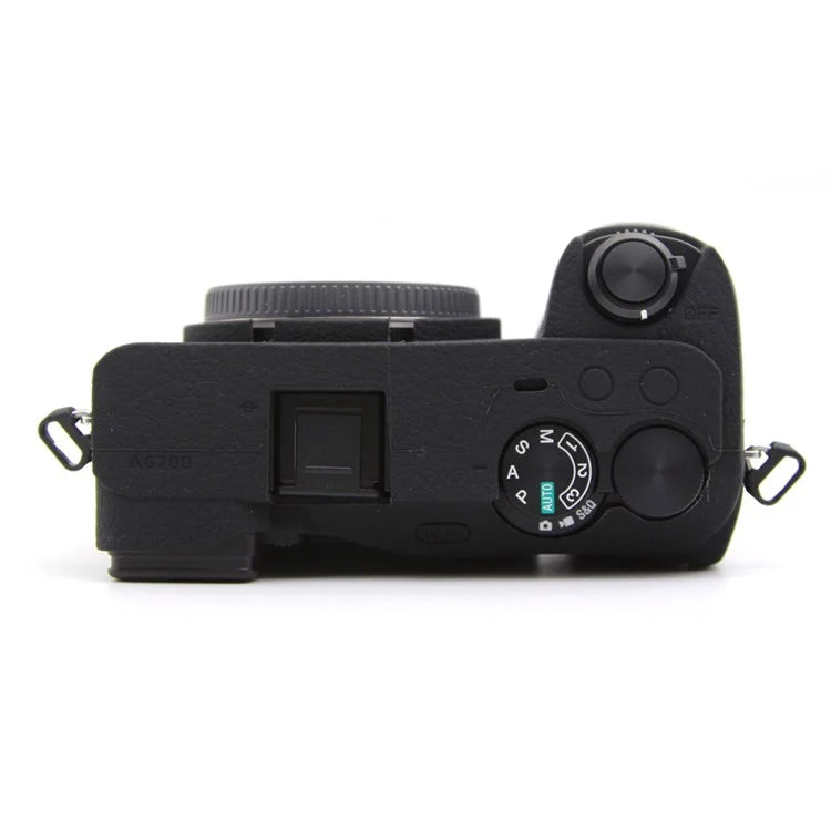 For Sony A6700 Textured Case Anti-Scratch Silicone Cover Camera Sleeve