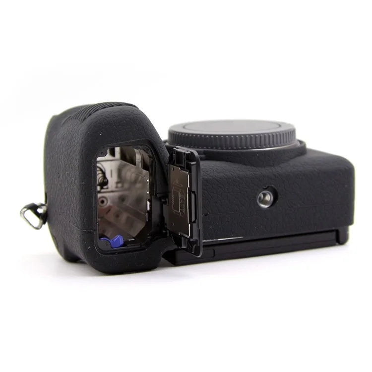 For Sony A6700 Textured Case Anti-Scratch Silicone Cover Camera Sleeve