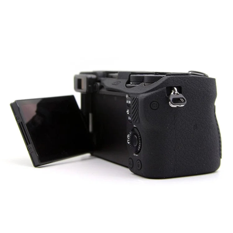 For Sony A6700 Textured Case Anti-Scratch Silicone Cover Camera Sleeve