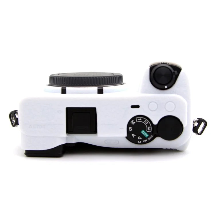 For Sony A6700 Textured Case Anti-Scratch Silicone Cover Camera Sleeve