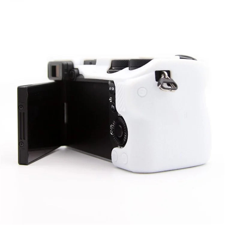 For Sony A6700 Textured Case Anti-Scratch Silicone Cover Camera Sleeve