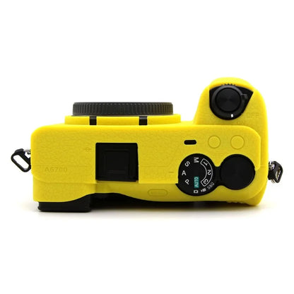 For Sony A6700 Textured Case Anti-Scratch Silicone Cover Camera Sleeve