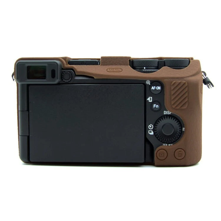 For Sony A6700 Textured Case Anti-Scratch Silicone Cover Camera Sleeve