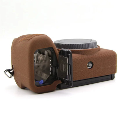 For Sony A6700 Textured Case Anti-Scratch Silicone Cover Camera Sleeve