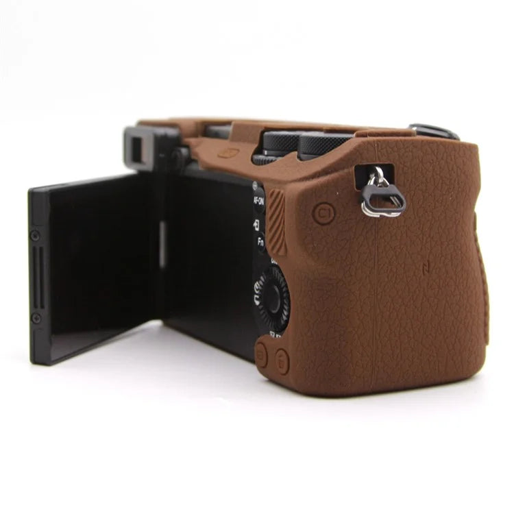For Sony A6700 Textured Case Anti-Scratch Silicone Cover Camera Sleeve