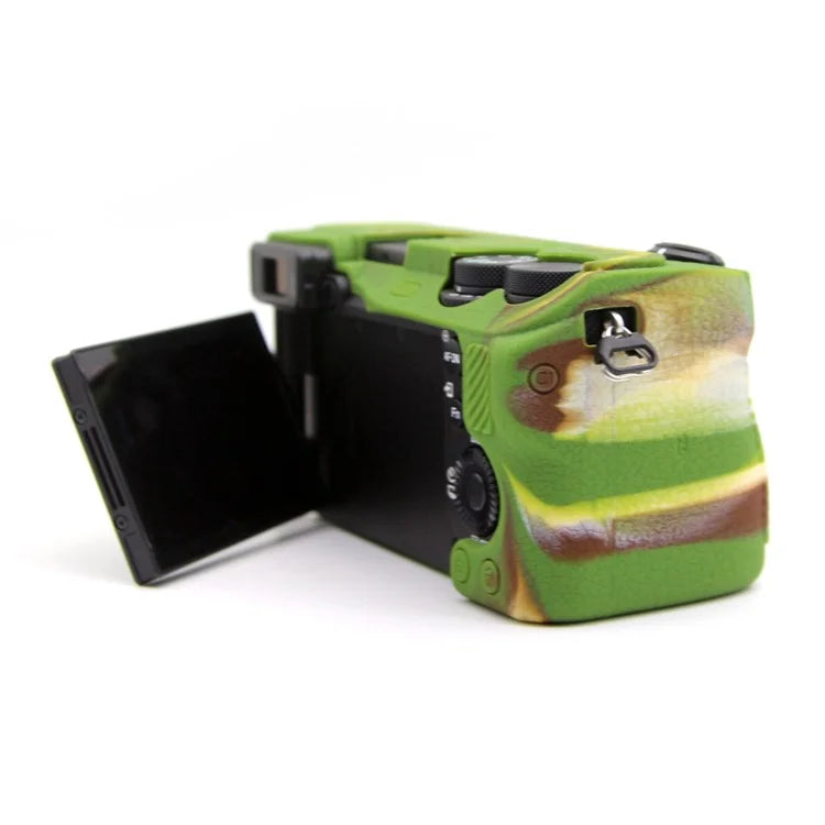 For Sony A6700 Textured Case Anti-Scratch Silicone Cover Camera Sleeve