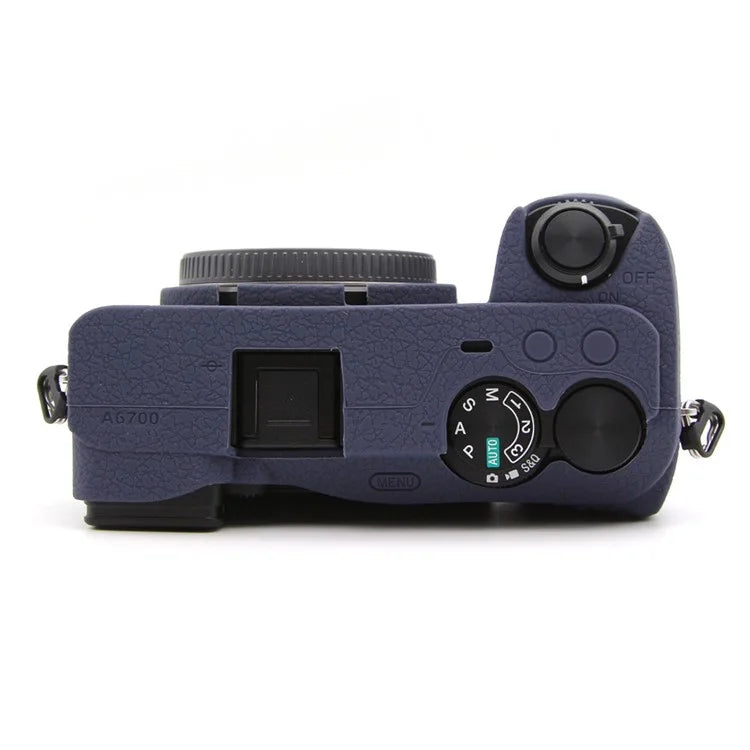 For Sony A6700 Textured Case Anti-Scratch Silicone Cover Camera Sleeve