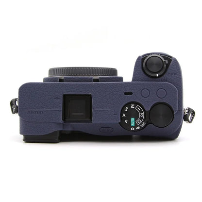 For Sony A6700 Textured Case Anti-Scratch Silicone Cover Camera Sleeve