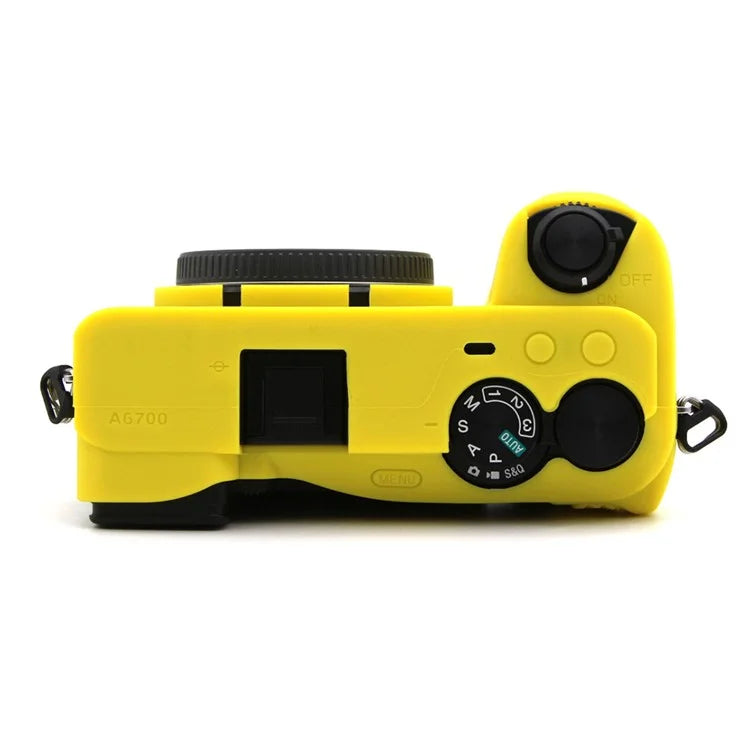 For Sony A6700 Camera Sleeve Textured Silicone Protector Case Cover