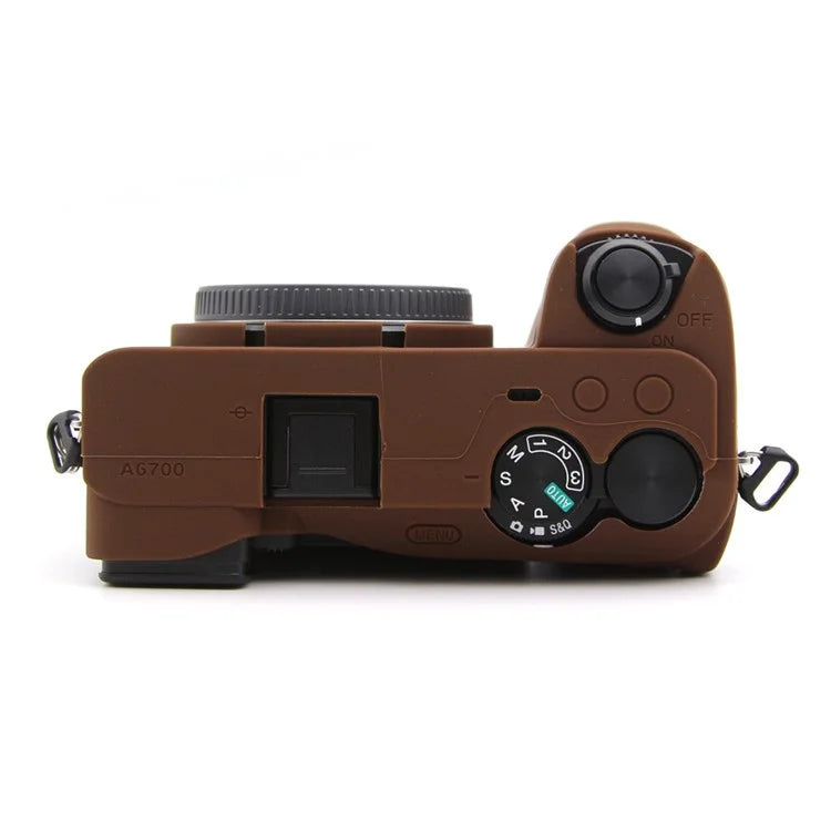 For Sony A6700 Camera Sleeve Textured Silicone Protector Case Cover