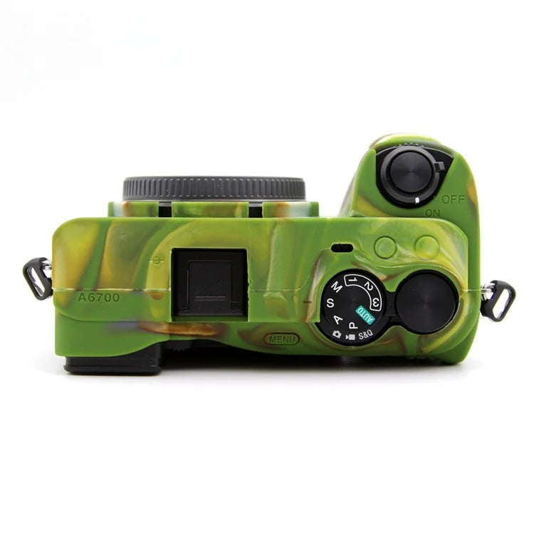 For Sony A6700 Camera Sleeve Textured Silicone Protector Case Cover