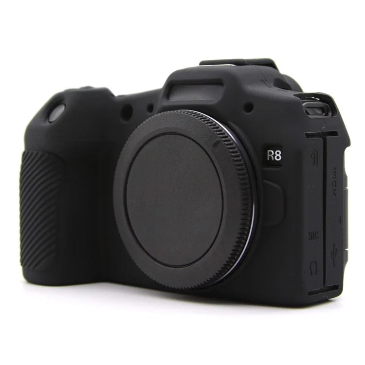For Canon EOS R8 Anti-drop Camera Cover Soft Silicone Protective Case, Glossy