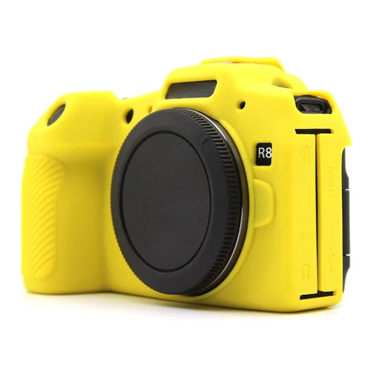 For Canon EOS R8 Anti-drop Camera Cover Soft Silicone Protective Case, Glossy